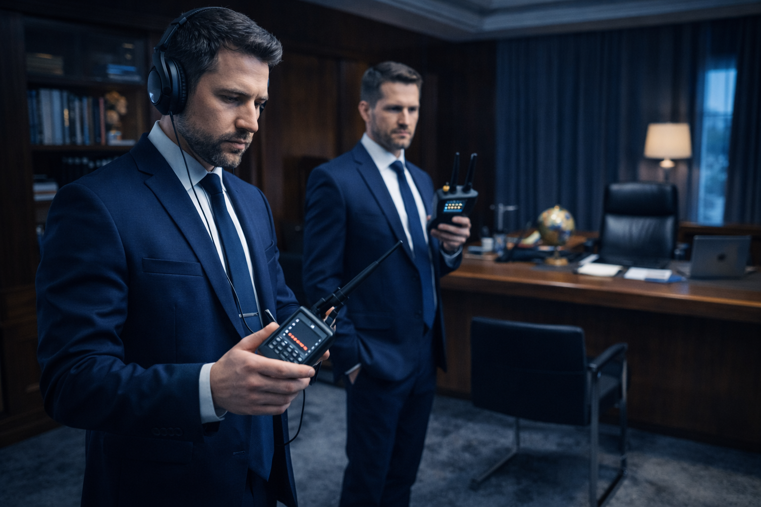 Barrido electrónico en empresa